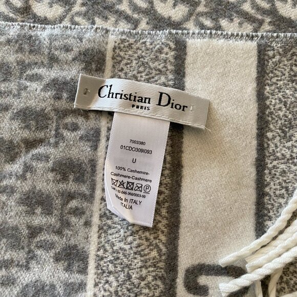 Dior Oblique Cashmere Scarf - Picture 4 of 6